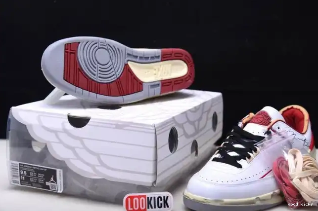 Cheap Low SP Red DJ4375-106 Jordan 2 White Retro Off-White 0408